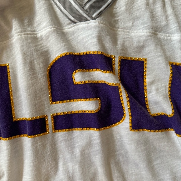 LSU 3/4 length sleeve spirit shirt - Picture 3 of 3